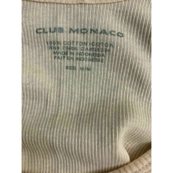 Club Monaco Pale Pink Ribbed jersey tank top - Picture 5 of 6